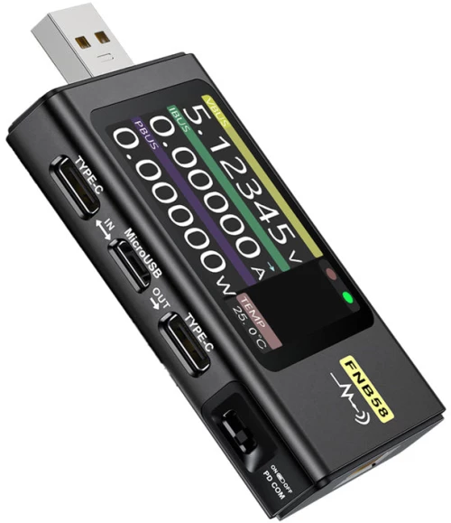 FNIRSI USB Tester FNB58 Black