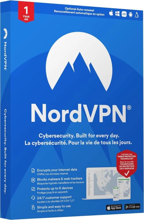 NordVPN Standard VPN + Cybersecurity (10 Συσκευές - 1 Έτος) - Ηλεκτρονική Άδεια - άμεση παράδοση σε mail την ίδια ημέρα