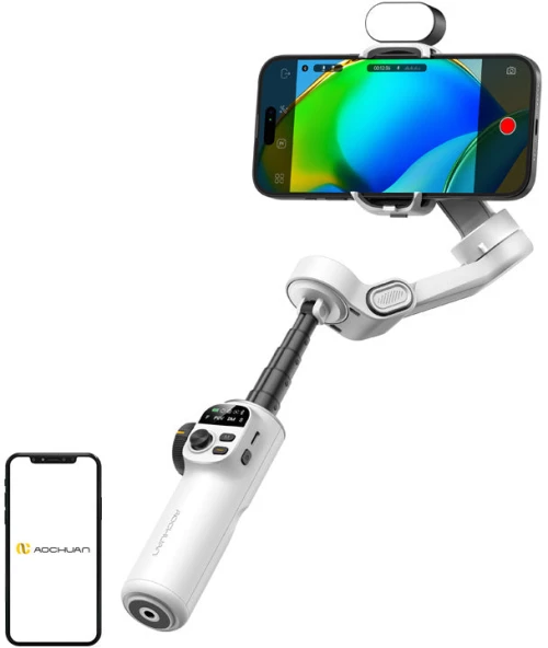 Gimbal AOCHUAN X2 RGB (white)