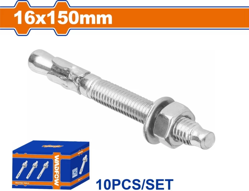 Wadfow WDQ2557 Βισματα Μεταλλικα Γαλβ Express 16 Χ 150 10τεμ