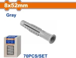 Wadfow WXTFA21 Βισμα Πλαστικο Pe Ροδελα Universal 8x52mm 70τμχ.