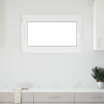 Παράθυρο Κάτω Στρώματος RISOR Λευκός 100 x 70 cm PVC και Γυαλί |42047254