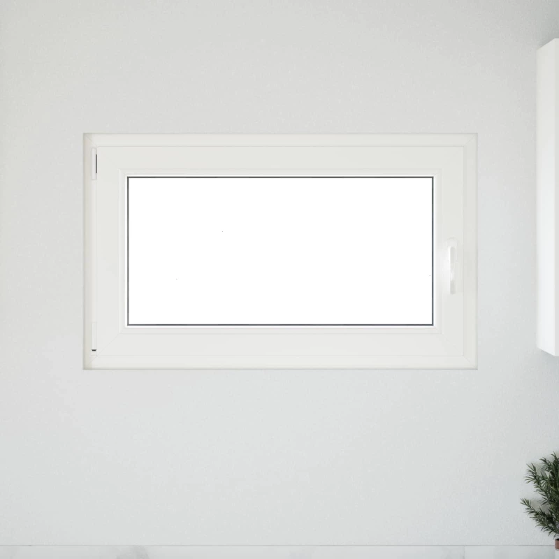 Παράθυρο Κάτω Στρώματος RISOR Λευκός 100 x 70 cm PVC και Γυαλί |42047254