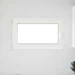 Παράθυρο Κάτω Στρώματος RISOR Λευκός 100 x 70 cm PVC και Γυαλί |42047254