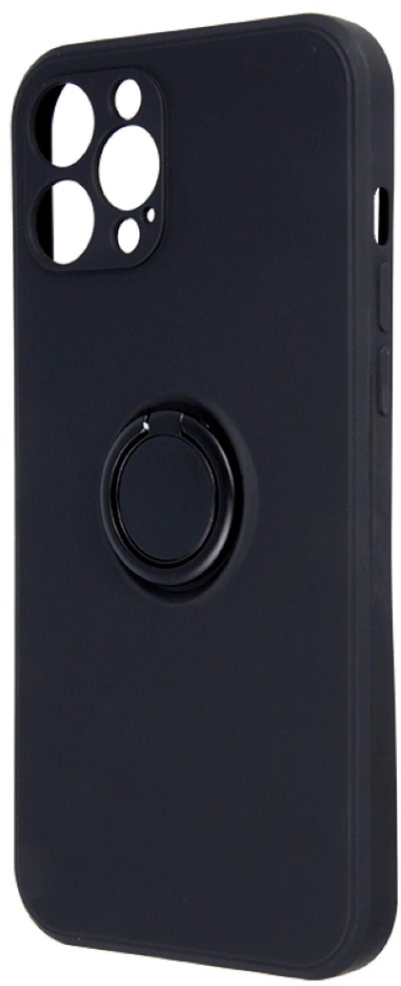 Θήκη Finger Grip με Βάση Στήριξης Δαχτυλίδι για iPhone 16 Pro - Μαύρο