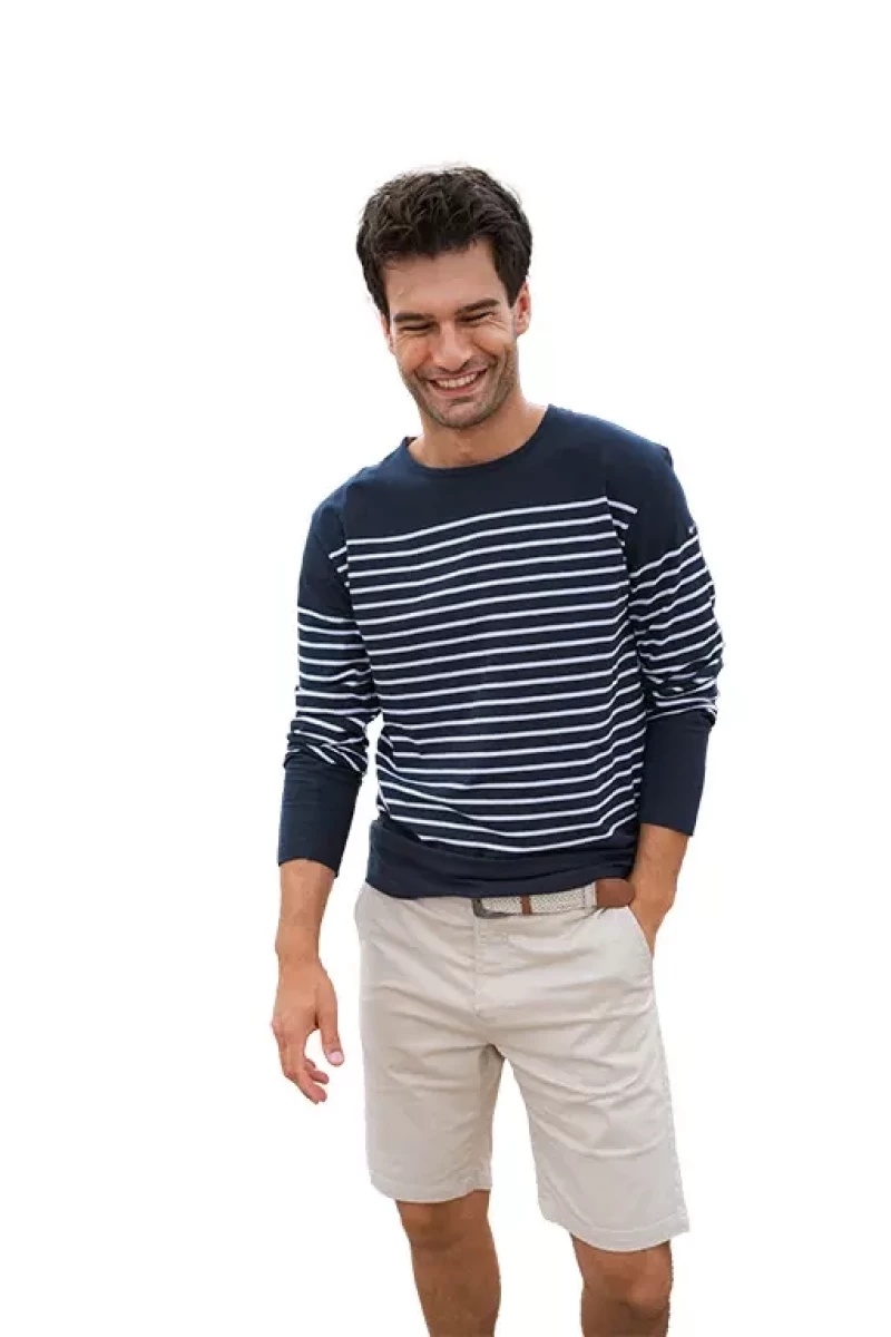 Hublot CORRY Ανδρικό Μακρυμάνικο T-Shirt - Marine/White