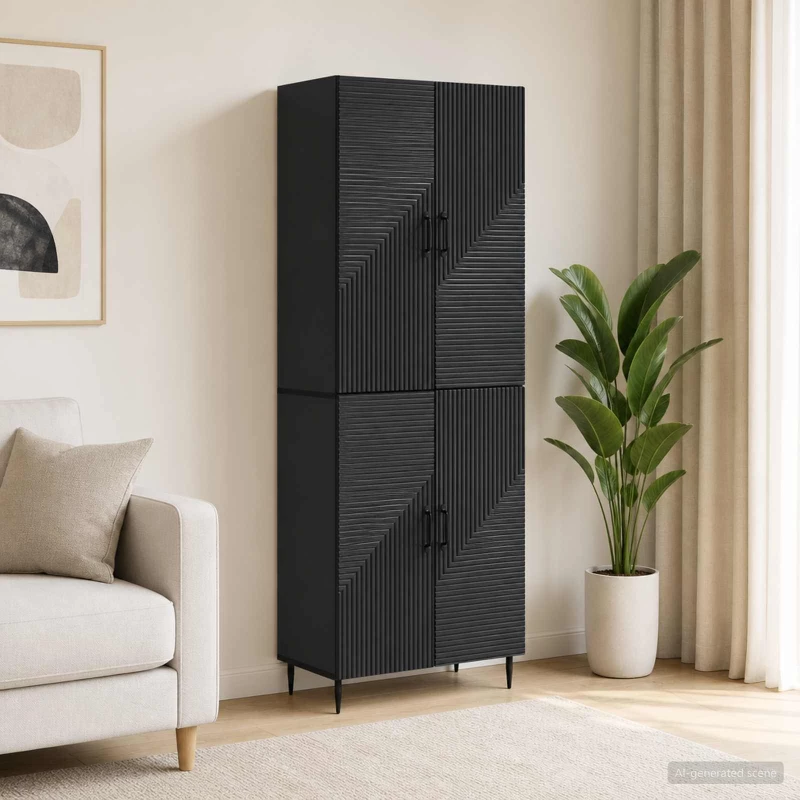 Σέτ Ντουλαπιών 2 pcs 66 x 34,5 x 89,5 εκ Επεξεργασμένο Ξύλο |3416620