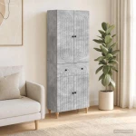 Σέτ Ντουλαπιών 2 pcs 66 x 34,5 x 90 εκ Επεξεργασμένο Ξύλο |3416487