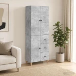 Σέτ Ντουλαπιών 2 pcs 66 x 34,5 x 90 εκ Επεξεργασμένο Ξύλο |3416478
