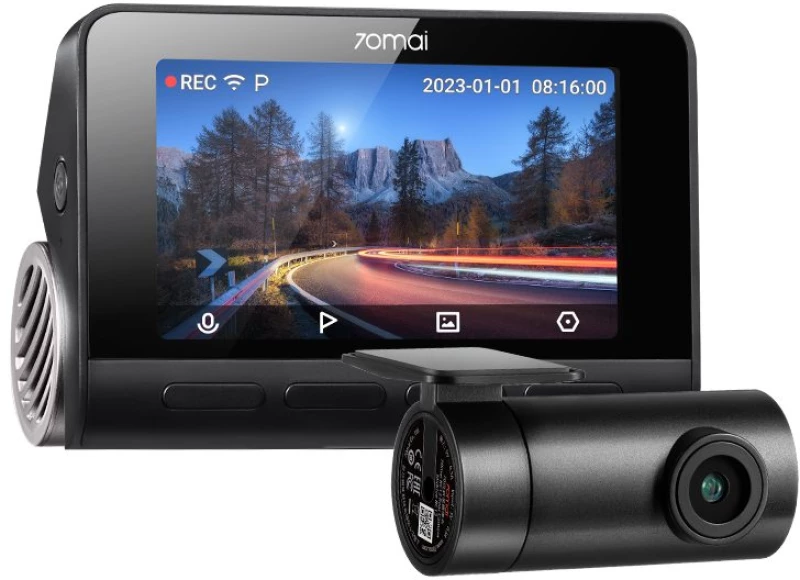 70mai A810S-2 Dash Cam & Rear Cam, 3840*2160P 4K 30FPS 3inc screen 60C temperature