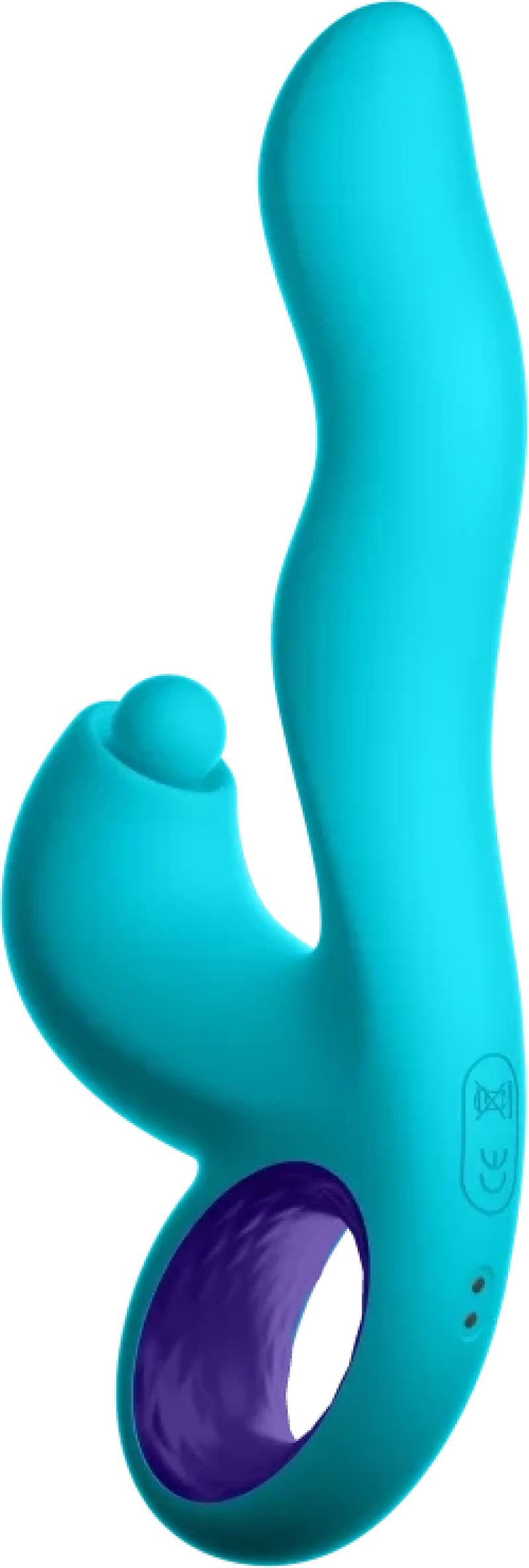 Klio - Rabbit Δονητής Τριπλής Δράσης 21 cm - Γαλάζιο