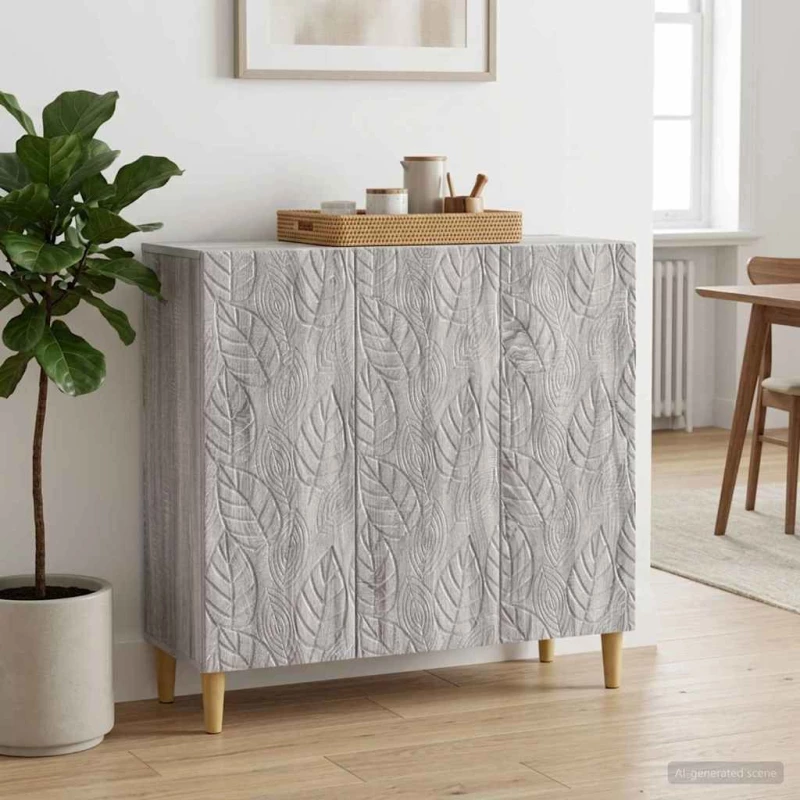 Πλαϊνό γραφείο Γκρι Sonoma 89 x 34,5 x 80 εκ Επεξεργασμένο Ξύλο |895111