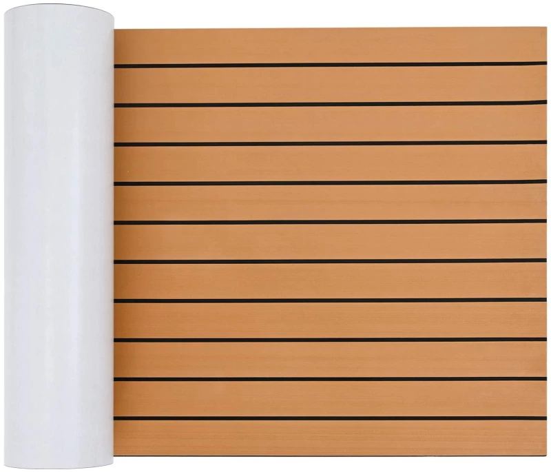 Ματ Σκάφους Ριγέ Καφέ και Μαύρο 240 x 60 cm EVA |42046772