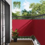Οθόνη Μπαλκονιού Κόκκινο 110 x 400 cm Ύφασμα Όξφορντ |42030820