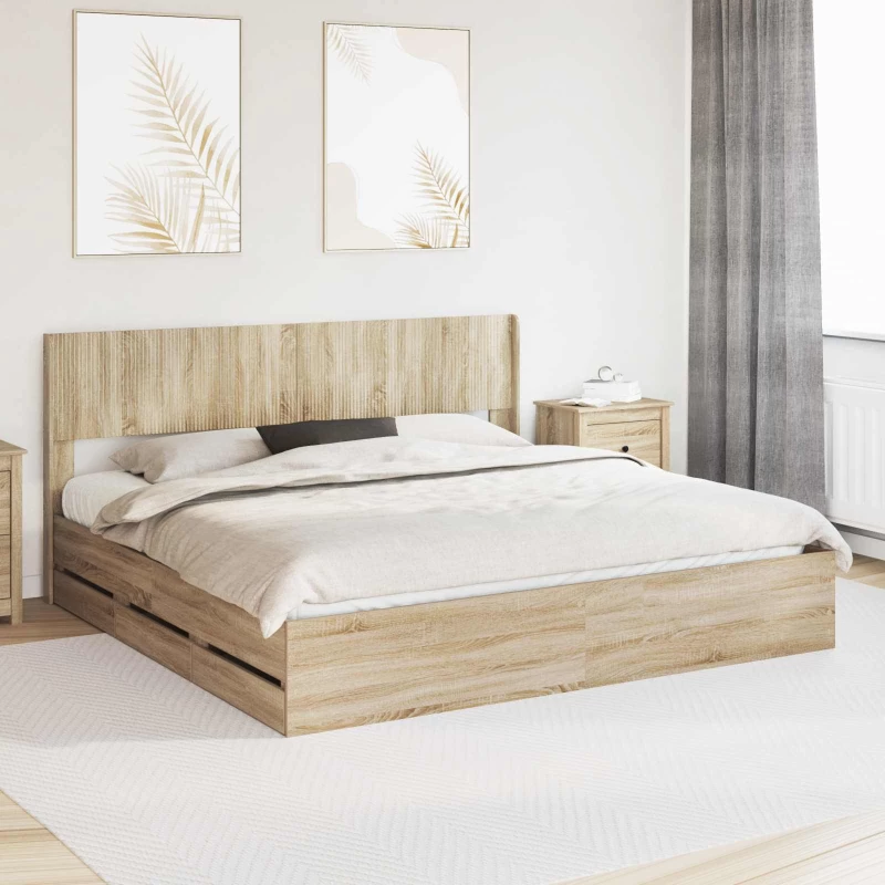 Καλάθι με αποθήκη και κεφαλάρι Sonoma Δρυς 200 x 200 cm |3414277