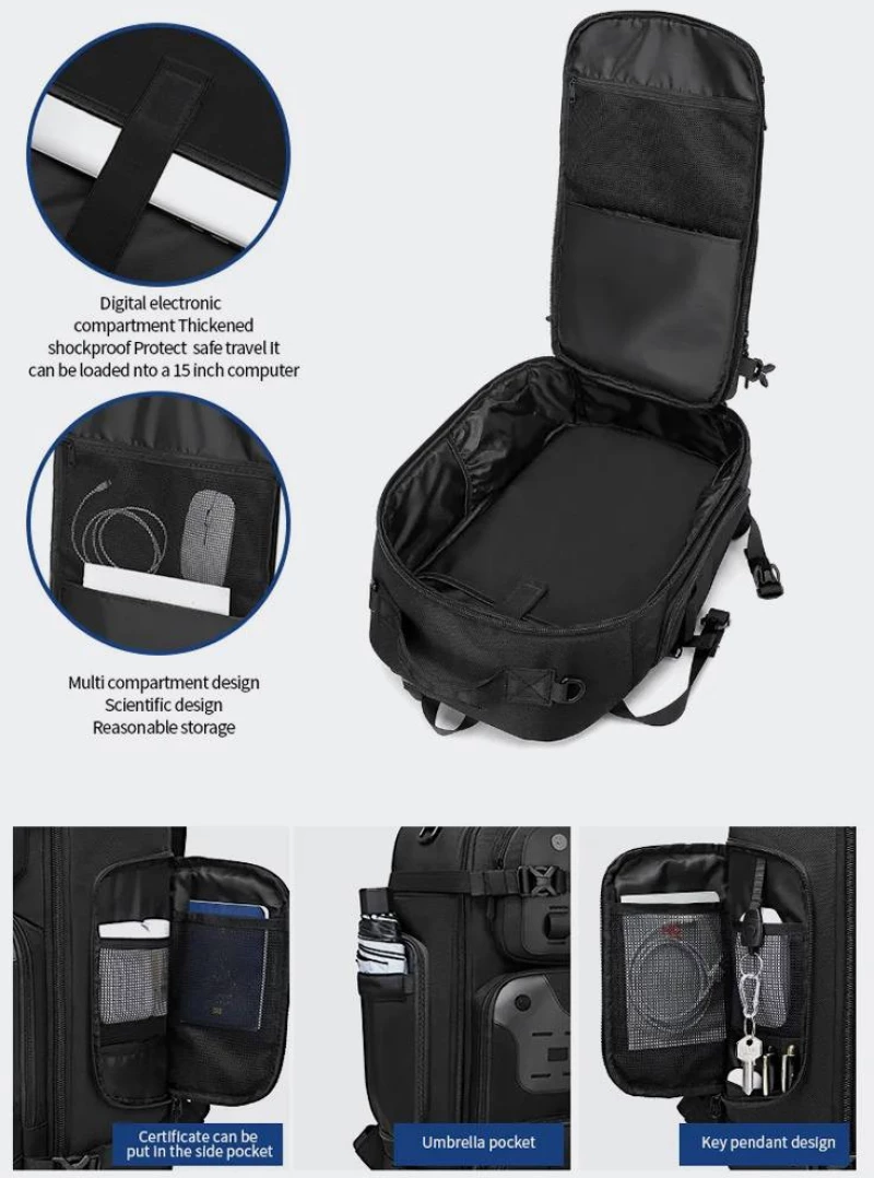 OZUKO BACKPACK - 9590L-BLACK