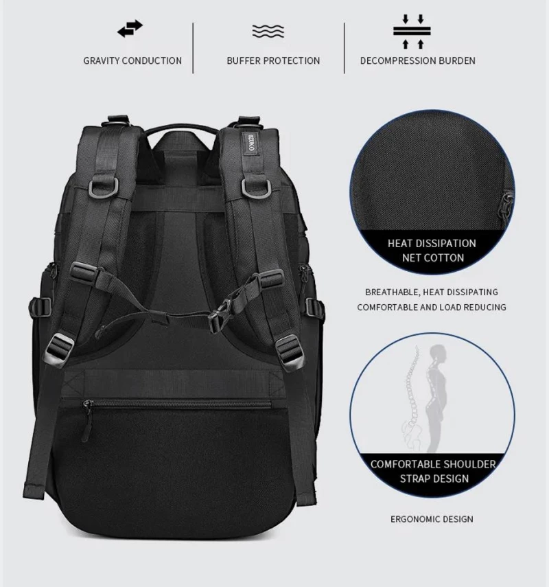 OZUKO BACKPACK - 9590L-BLACK