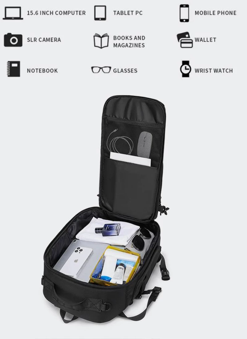OZUKO BACKPACK - 9590L-BLACK