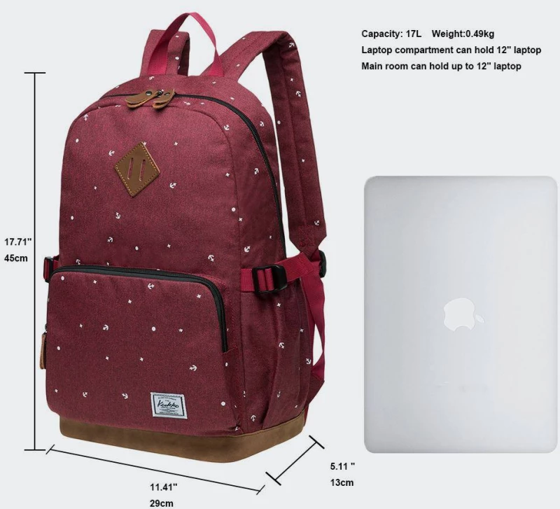 KAUKKO BACKPACK - K1005-3-MAROON
