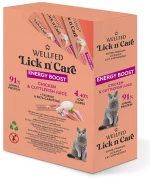 Λιχουδιά Γάτας Wellfed Lick N' Care Energy Boost (24x15gr) 360gr