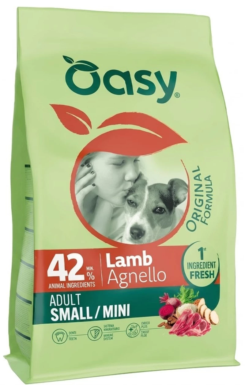 Ξηρά Τροφή Σκύλου Oasy Dry Dog Small - Mini Lamb 2kg