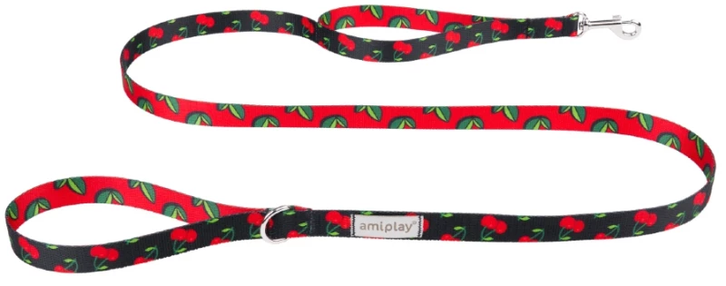 Λουρί, Οδηγός Σκύλου Amiplay Be Happy Cherry S 1,5x150cm