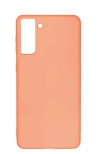 100.0840 Silky and Soft Touch Finish Back Cover Case FADED PINK FOR SAMSUNG GALAXY S21 PLUS