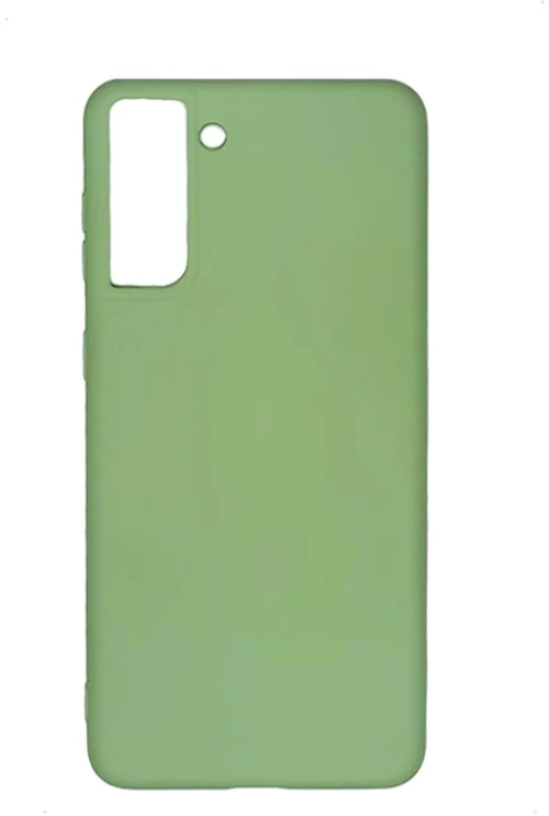 100.0842 Silky and Soft Touch Finish Back Cover Case GREEN FOR SAMSUNG GALAXY S21 PLUS