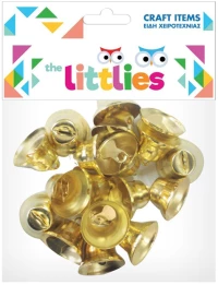 ΚΑΜΠΑΝΑΚΙΑ ΧΡΥΣΑ 20mm 18τεμTHE LITTLIES 0646610