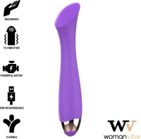 WOMANVIBE MANDY "K" POINT SILICONE RECHARGEABLE VIBRATOR
