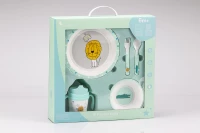 Interbaby Παιδικό Σερβίτσιο Φαγητού Savana Green