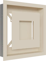 KRATKI ΠΕΡΣΙΔΑ 22K/WIND 22X22CM ΚΡΕΜ