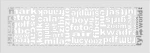 KRATKI ΠΕΡΣΙΔΑ 49ABC/B (17X49CM) ΛΕΥΚΗ