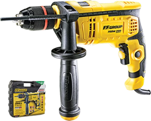 F.F. Group 750 Pro Κρουστικό Δράπανο 750W με Θήκη