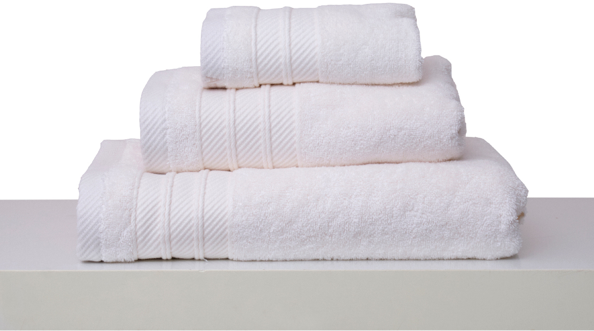 Anna Riska Σετ Πετσέτες 3τμχ Soft 30x50 Ivory Συσκευασία Κορδέλα