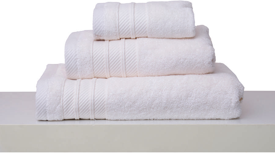 Anna Riska Σετ Πετσέτες 3τμχ Soft 30x50 Ivory Συσκευασία Κορδέλα