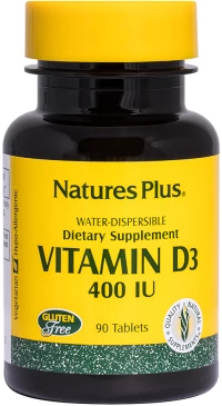 Nature's Plus Vitamin D 400 I.U. 90 ταμπλέτες